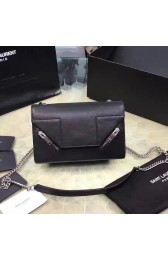Cheap Imitation Saint Laurent Betty Black Calfskin Shoulder Bag Y122210 VS05362
