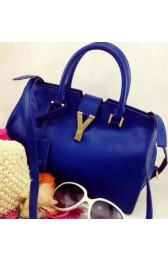 Cheap Yves Saint Laurent Small Cabas Chyc Bag Y3011 Royal VS09362
