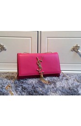 Fashion YSL Monogramme Cross-body Shoulder Bag Smooth Leather Y311218 Rose VS08430