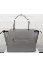Knockoff Luxury Celine Ring Bag Smooth Calfskin Leather 176203 Grey VS01650